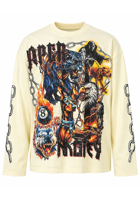 T-shirt con stampa PAPER MONEY | BEAST MODE LONGCREAM
